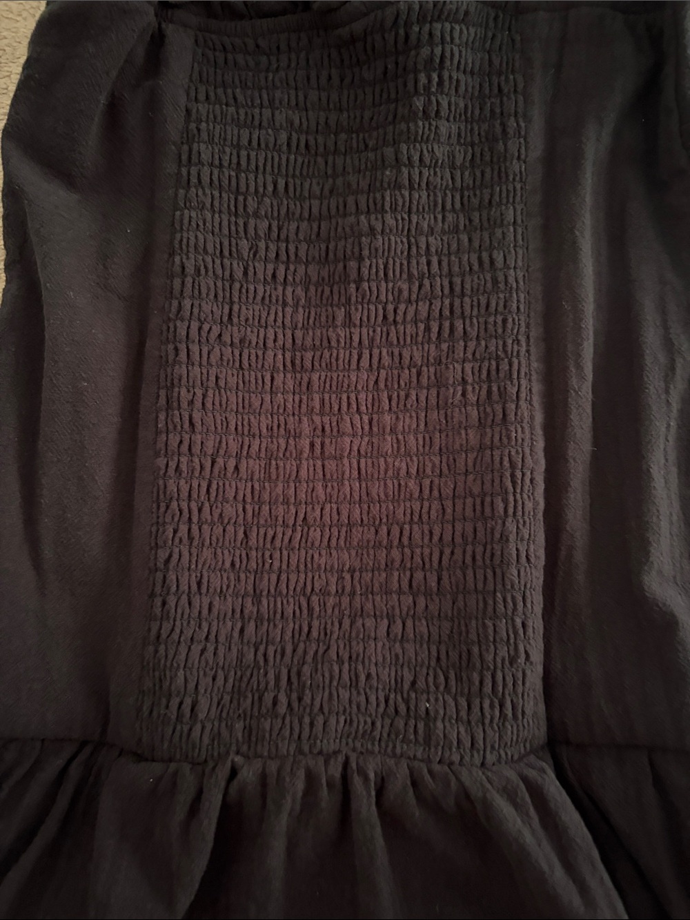 art class Black Button-Front Ruffle Strap Sundress - Picture 3 of 4